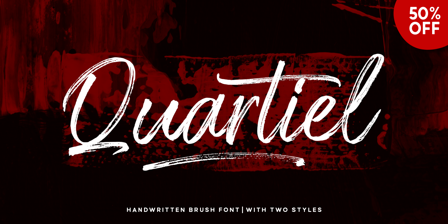 Quartiel Font preview